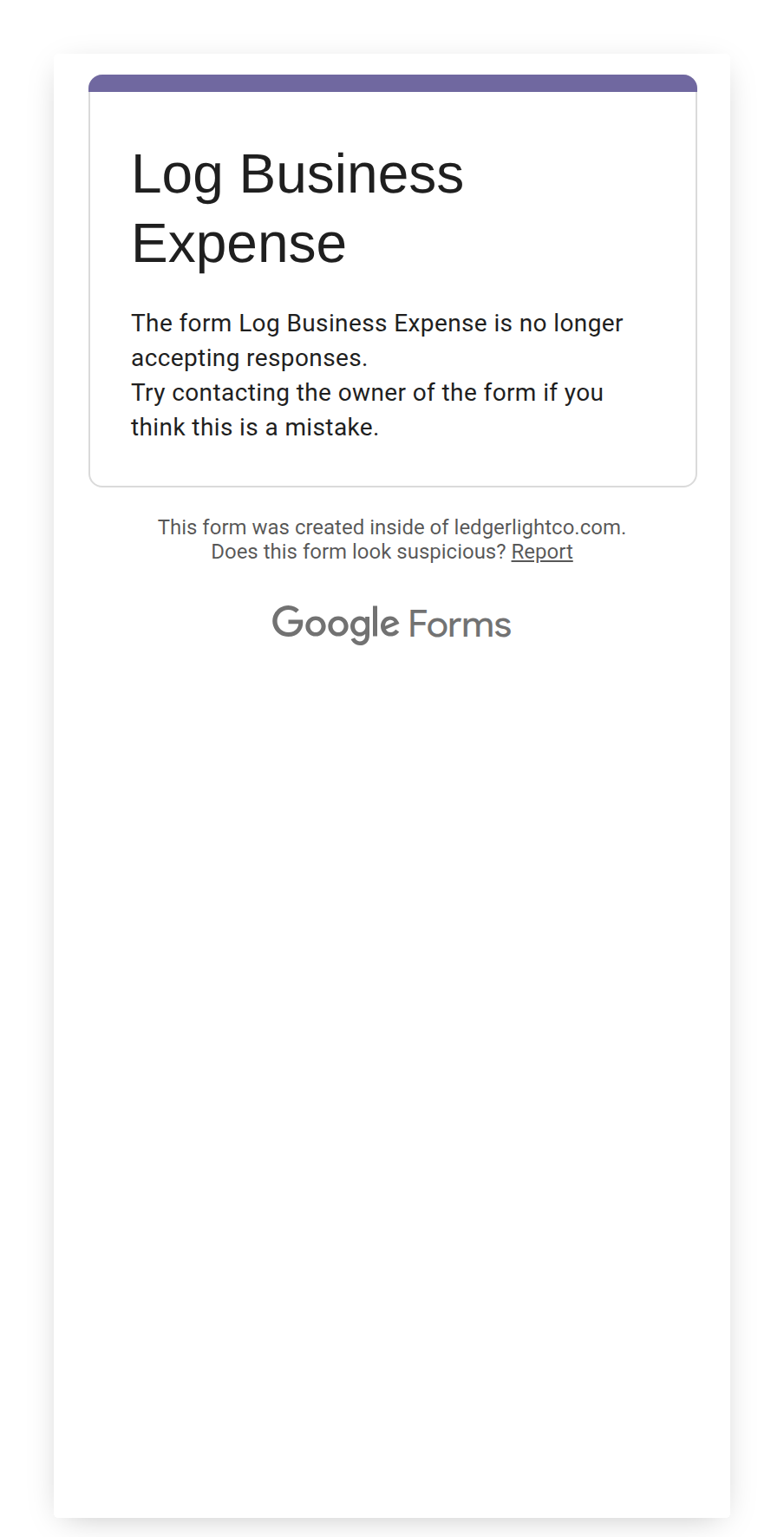 Expense Form on mobile showing the amount, vendor, category, and optional receipt photo upload field